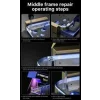 Adeziv UV Transparent Mechanic HUV-10 10g pentru Repararea Fracturilor Cadrului Telefonului Mobil