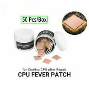 Paduri Silicon pentru Dispersie Caldura CPU 2uul SC09 17x15x1.5mm - 50 Bucăți