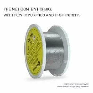 Sârmă de Sudură (Cositor)  de Înaltă Puritate Fără Reziduuri Mijing HC-05 (0.5 mm)  50g  - 183°C