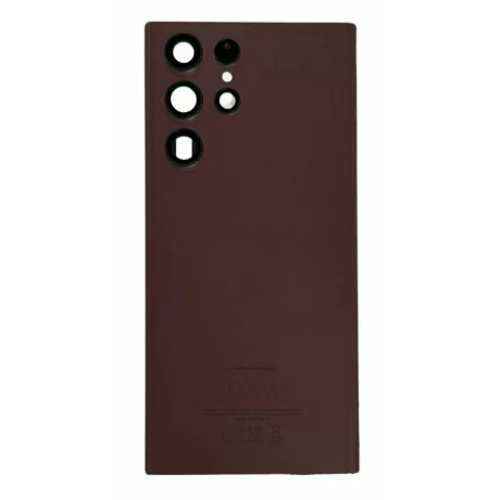 Capac Spate Samsung Galaxy S22 Ultra Burgundy - Original Grade A (Din Dezmembrari)