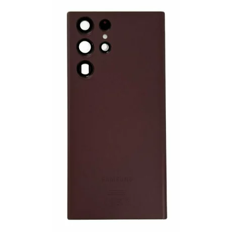 Capac Spate Samsung Galaxy S22 Ultra Burgundy - Original Grade B (Din Dezmembrari)