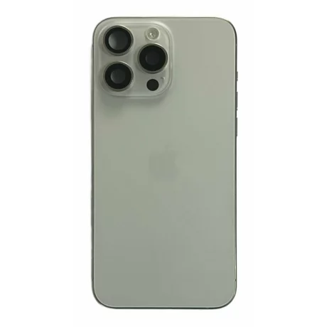 Carcasa (Body) completa iPhone 15 Pro Max White Titanium Grade 10 (din dezmembrari)