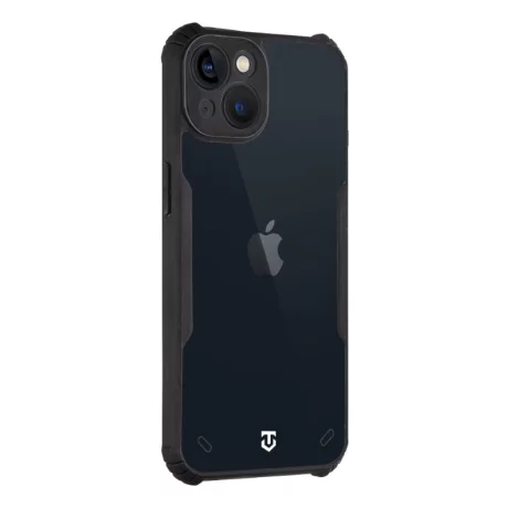 Husa iPhone 13 Tactical Quantum Stealth Transparent/ Negru