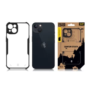 Husa iPhone 13 Tactical Quantum Stealth Transparent/ Negru