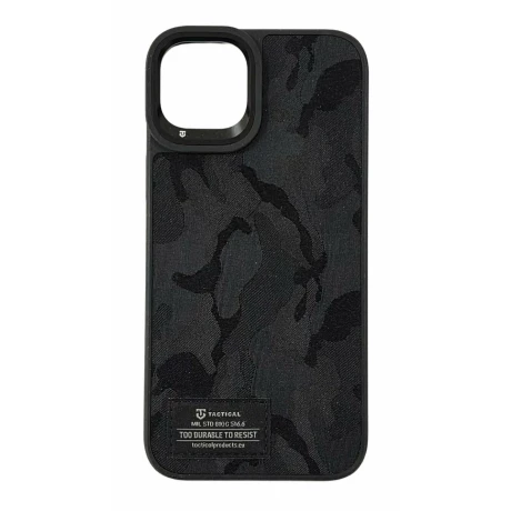 Husa iPhone 15 Plus Tactical Camo Troop Negru
