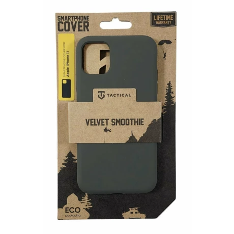 Husa iPhone 11 Tactical Velvet Smoothie Gri Inchis