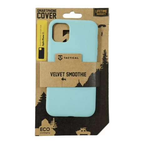 Husa iPhone 11 Tactical Velvet Smoothie Turcoaz