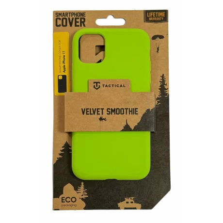 Husa iPhone 11 Tactical Velvet Smoothie Verde