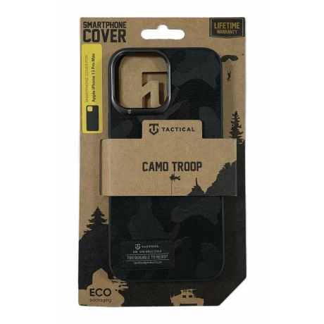 Husa iPhone 13 Pro Max Tactical Camo Troop Negru