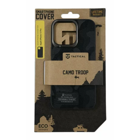 Husa iPhone 13 Pro Tactical Camo Troop Negru