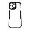 Husa iPhone 13 Pro Tactical Quantum Stealth Transparent/ Negru