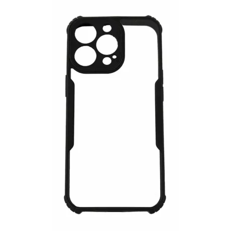 Husa iPhone 13 Pro Tactical Quantum Stealth Transparent/ Negru