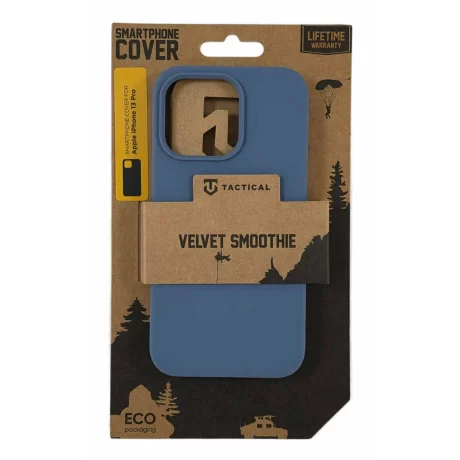 Husa iPhone 13 Pro Tactical Velvet Smoothie Albastru