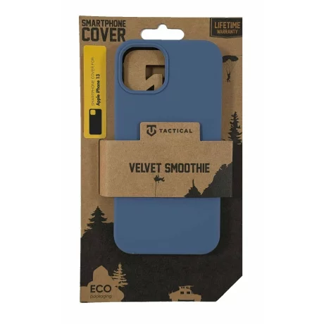 Husa iPhone 13 Tactical Velvet Smoothie Albastru