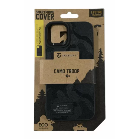 Husa iPhone 14 Plus Tactical Camo Troop Negru