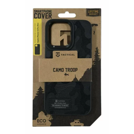 Husa iPhone 14 Pro Max Tactical Camo Troop Negru