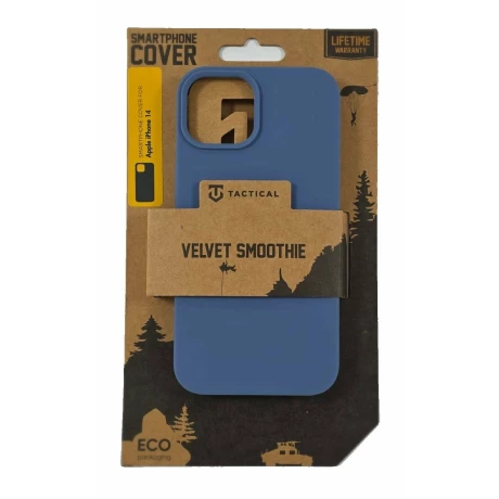 Husa iPhone 14 Tactical Velvet Smoothie Albastru