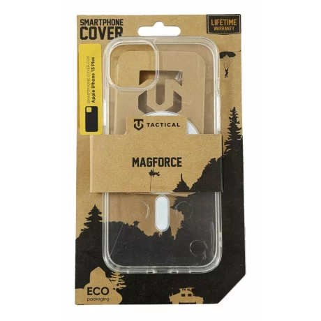 Husa iPhone 15 Plus Tactical MagForce Transparent