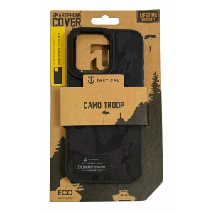 Husa iPhone 15 Pro Max Tactical Camo Troop Negru
