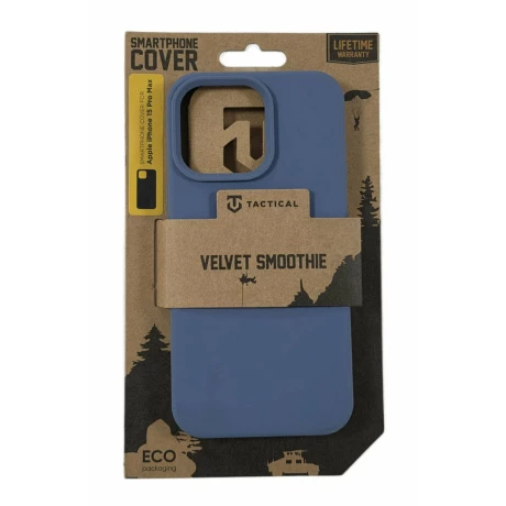 Husa iPhone 15 Pro Max Tactical Velvet Smoothie Albastru
