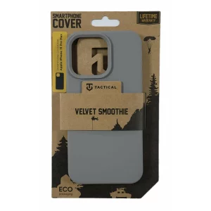 Husa iPhone 15 Pro Max Tactical Velvet Smoothie Gri Deschis