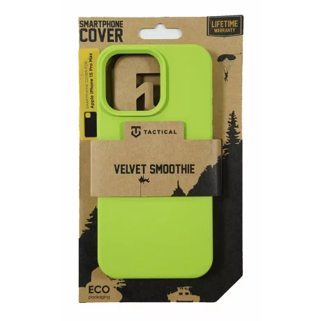 Husa iPhone 15 Pro Max Tactical Velvet Smoothie Verde