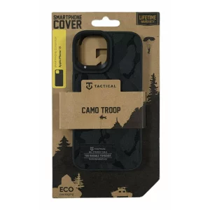 Husa iPhone 15 Tactical Camo Troop Negru