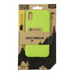 Husa iPhone X/ XS Tactical Velvet Smoothie Verde
