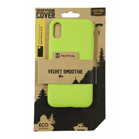 Husa iPhone X/ XS Tactical Velvet Smoothie Verde