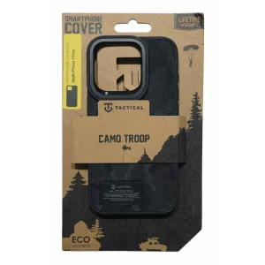 Husa iPhone 15 Pro Tactical Camo Troop Negru