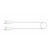 Cablu Date si Incarcare Rixus USB-C/ USB-C Incarcare Rapida 3M Alb
