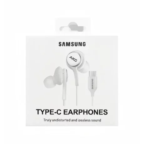Casti Compatibile pentru Samsung Stereo HF AKG Mufa Type-C Albe