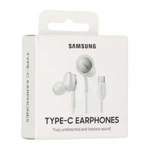Casti Compatibile pentru Samsung Stereo HF AKG Mufa Type-C Albe