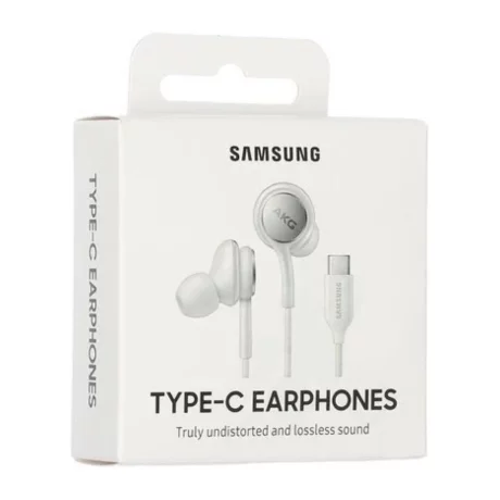 Casti Compatibile pentru Samsung Stereo HF AKG Mufa Type-C Albe