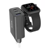 Incarcator Rixus pentru iWatch, iPhone, Airpods 43W Negru