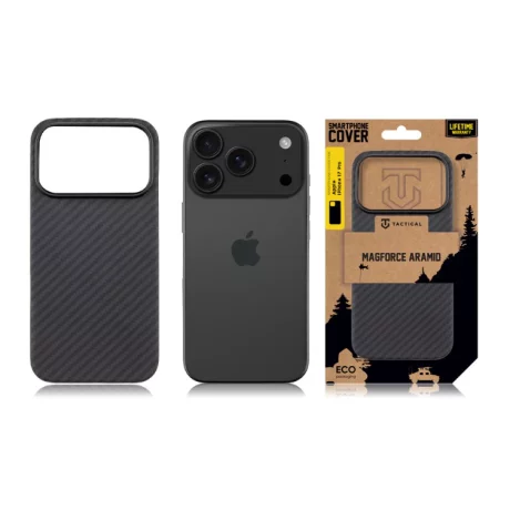 Husa iPhone 17 Pro Tactical MagForce Aramid Negru