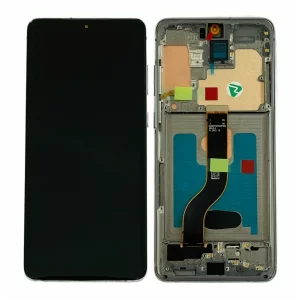 Ecran Compatibil pentru Samsung G985/ G986 Galaxy S20 Plus 4G/ 5G Cosmic Gray OLED CU RAMA