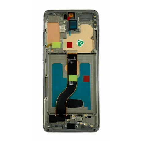 Ecran Compatibil pentru Samsung G985/ G986 Galaxy S20 Plus 4G/ 5G Cosmic Gray OLED CU RAMA