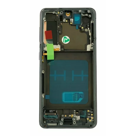 Ecran Compatibil pentru Samsung G991 Galaxy S21 5G Phantom Gray OLED CU RAMA