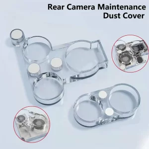 Set Capace Magnetice Anti-Praf pentru Protecție Lentilă Cameră iPhone Seria 11–16 – YCS – 2 buc/set