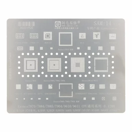 Sita/Sablon BGA reballing AMAOE Samsung V14