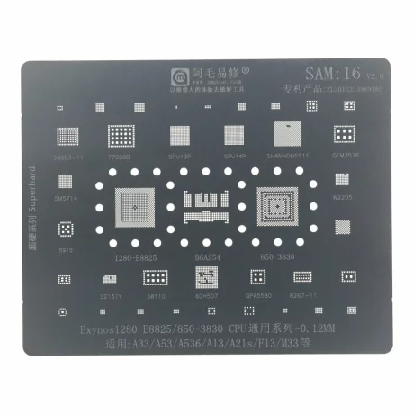 Sita/Sablon BGA reballing AMAOE Samsung V16