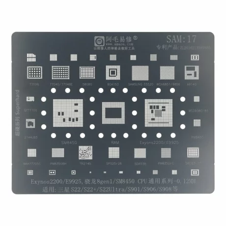 Sita/Sablon BGA reballing AMAOE Samsung V17