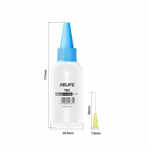 Sticluță Plastic cu Ac și Tub pentru Lichide/Solvenți – RELIFE TB2