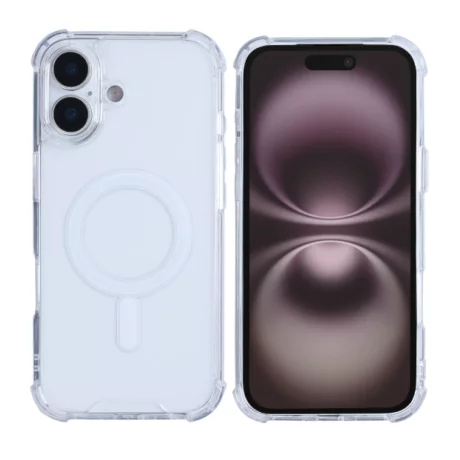 Husa iPhone 17 Rixus MagSafe Transparenta