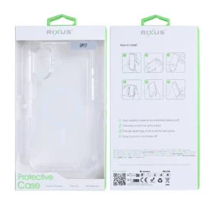 Husa iPhone 17 Rixus MagSafe Transparenta