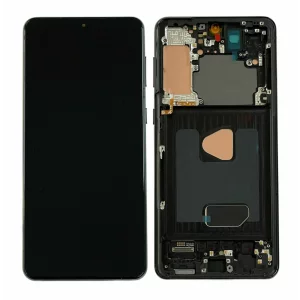 Ecran Compatibil pentru Samsung G996 Galaxy S21 Plus Phantom Black OLED CU RAMA