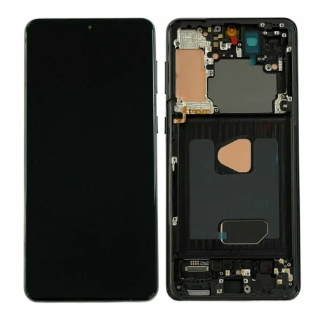 Ecran Compatibil pentru Samsung G996 Galaxy S21 Plus Phantom Black OLED CU RAMA