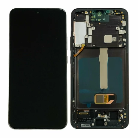 Ecran Compatibil pentru Samsung S906B Galaxy S22 Plus Phantom Black OLED CU RAMA