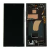Ecran Compatibil pentru Samsung S918 Galaxy S23 Ultra 5G Phantom Black OLED CU RAMA